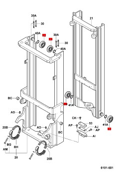 Rolamento Mastro - <p>Rolamento Mastro Toyota s/8</p><p>FD/FG 35-40</p><p>&nbsp;</p><p>&nbsp;</p>